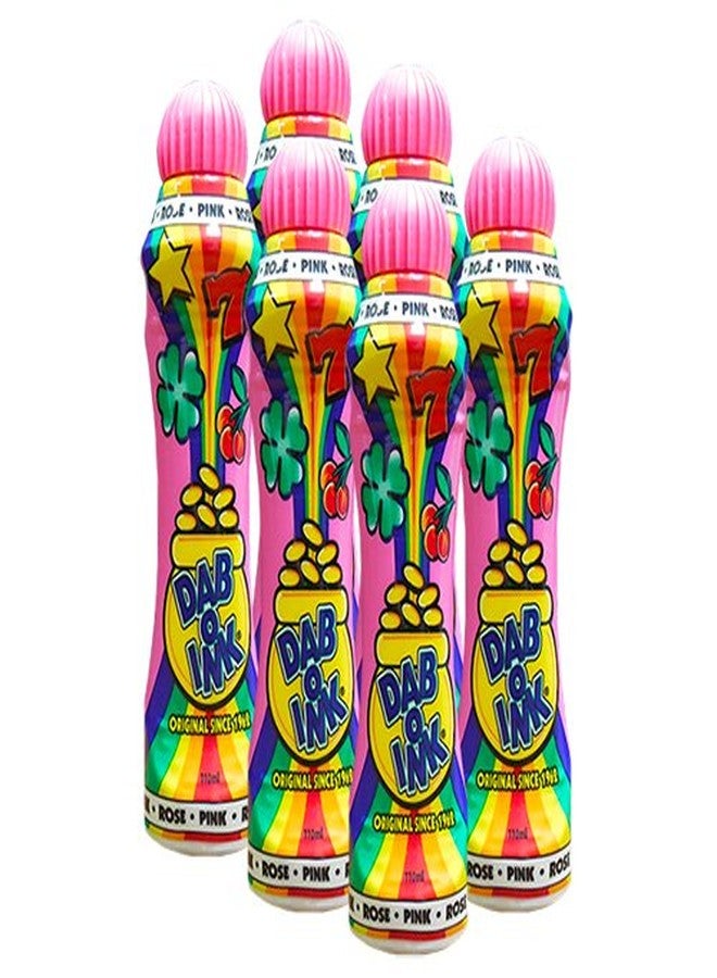 Dab-O-Ink Six Pack 4oz Pink Bingo Dauber - Image 1